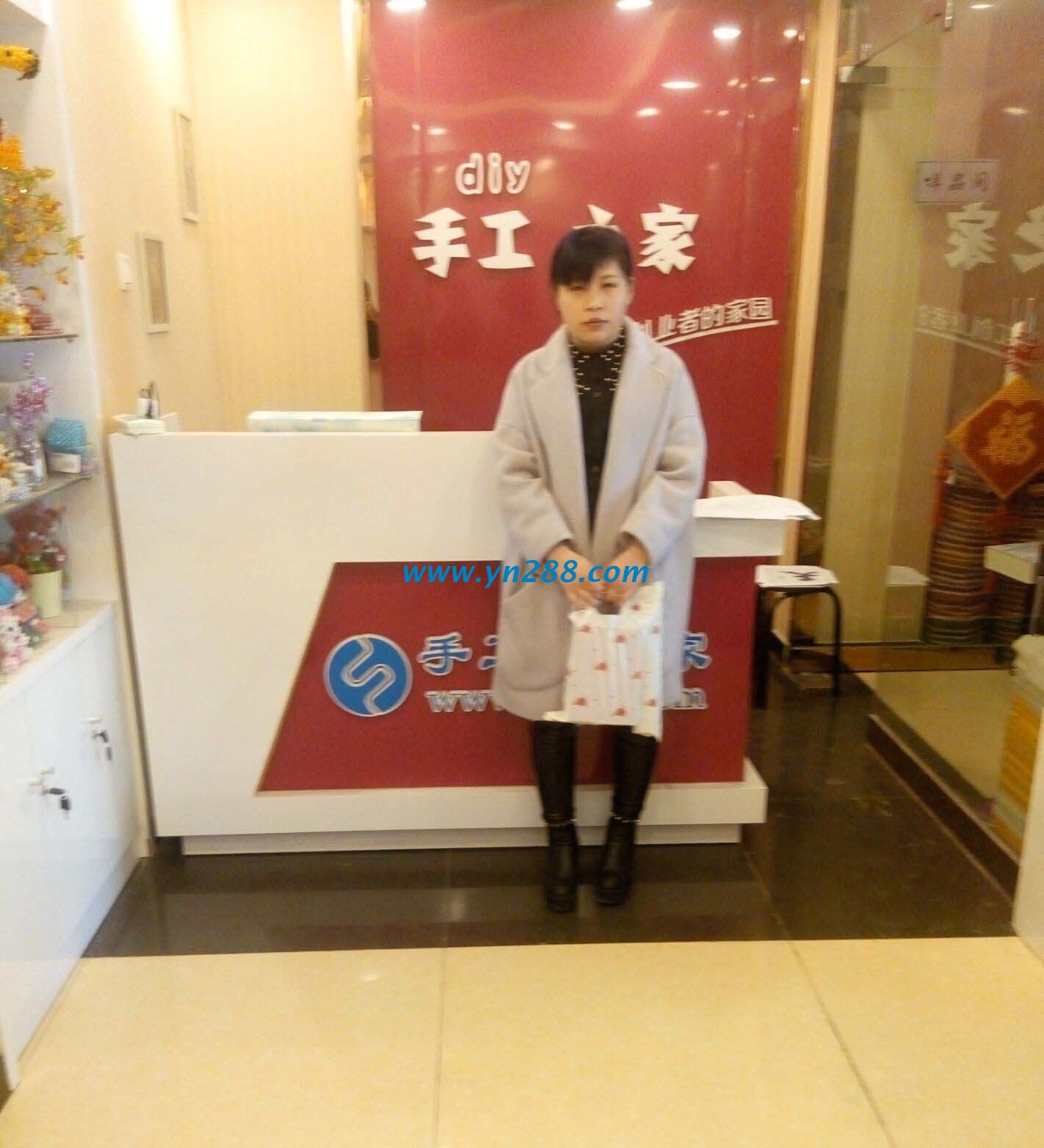 滄州程女士不遠外地而來，親自到手工活之家交貨(圖1)