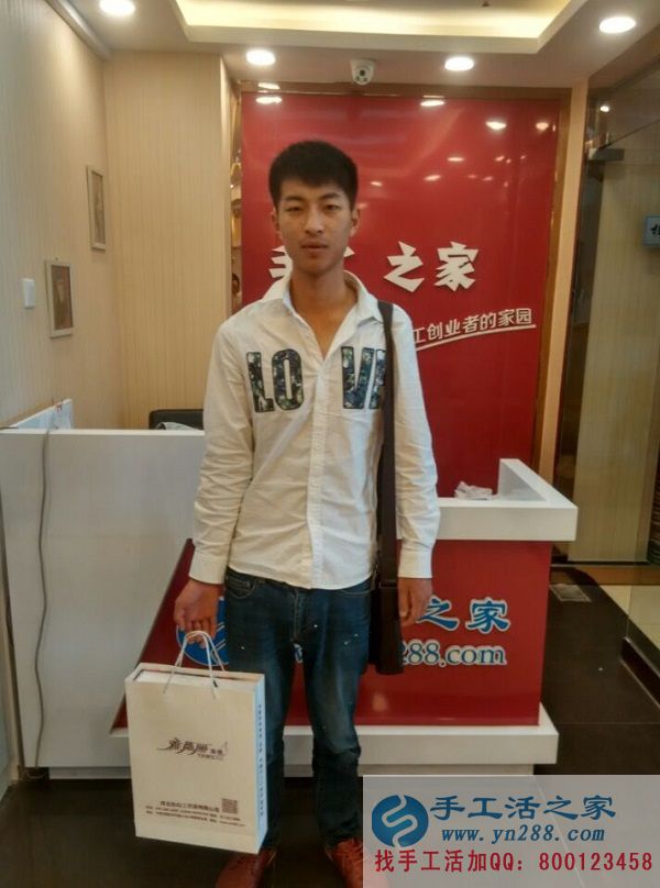 2016手工活致富創(chuàng)業(yè)好項(xiàng)目，唐山崔先生來手工活之家考察創(chuàng)業(yè)(圖1)