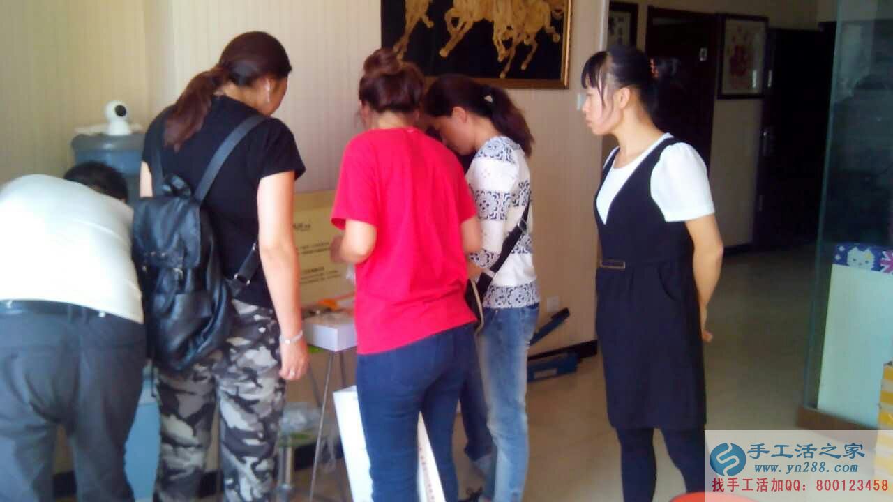 發(fā)家致富不用愁，江蘇淮安倪先生找到手工活之家創(chuàng)業(yè)好項目&mdash;&mdash;前來考察的客戶