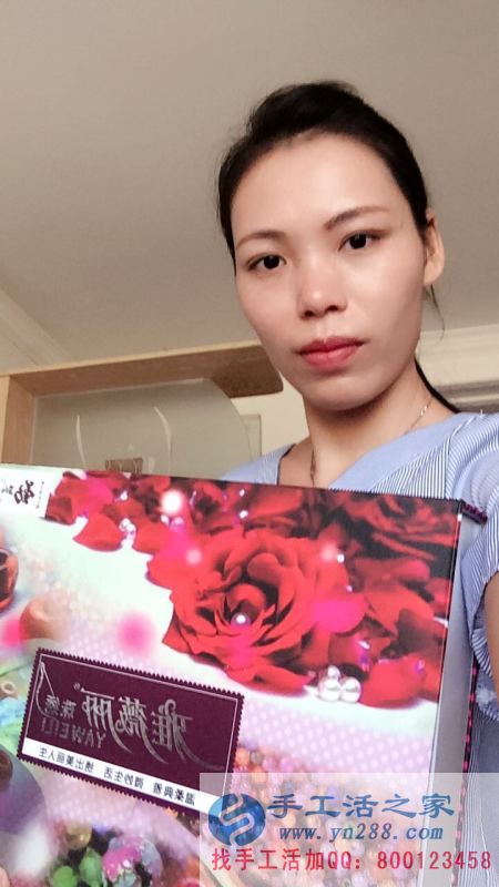 職業(yè)女性兼職好項(xiàng)目，廣西桂林蔣女士工作之余兼職手工活賺錢