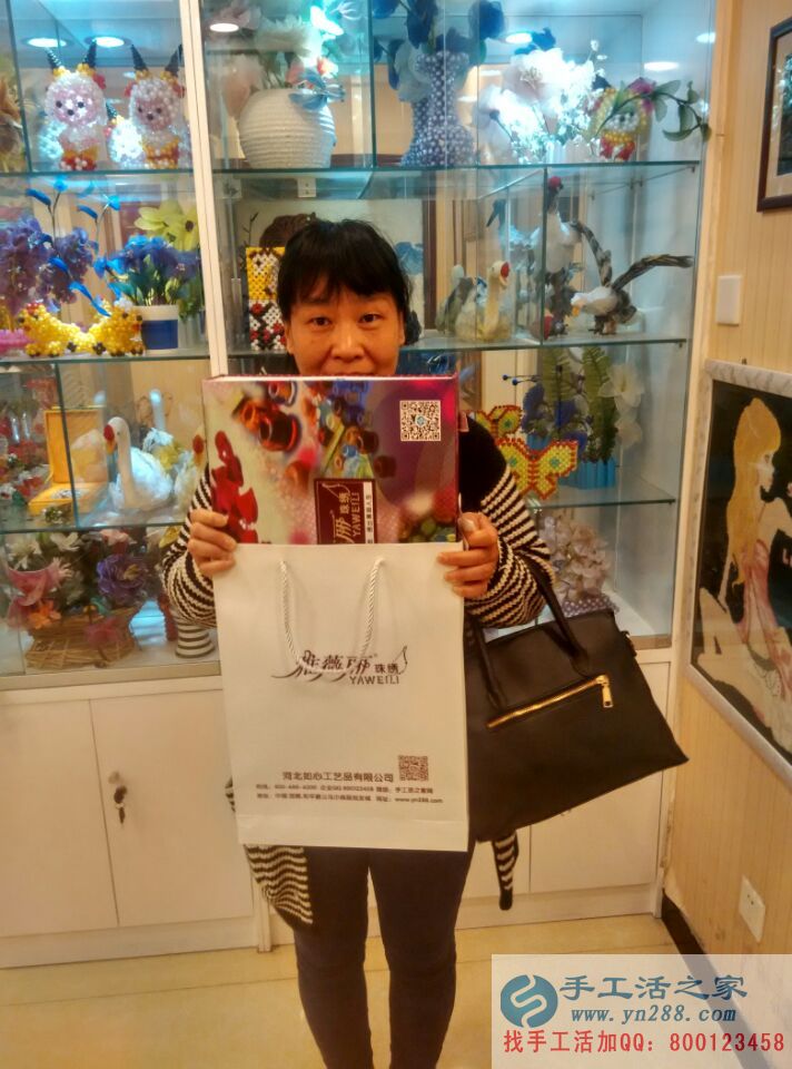 山東王女士來(lái)手工活之家考察找到在家兼職賺錢好項(xiàng)目