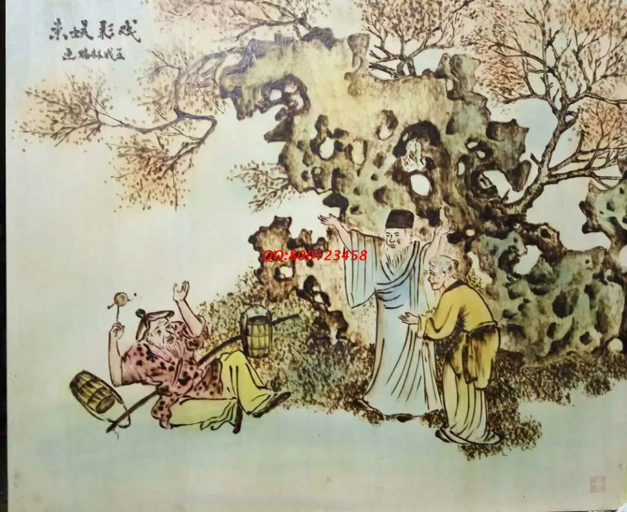 【民間手工藝品推介】邱縣傳統(tǒng)純手工烙畫，《二十四孝系列》預(yù)約定制，尺寸46*39cm