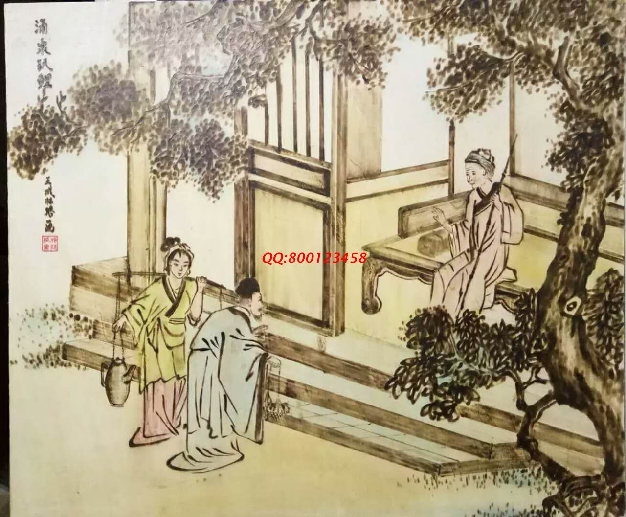 【民間手工藝品推介】邱縣傳統(tǒng)純手工烙畫，《二十四孝系列》預(yù)約定制，尺寸46*39cm