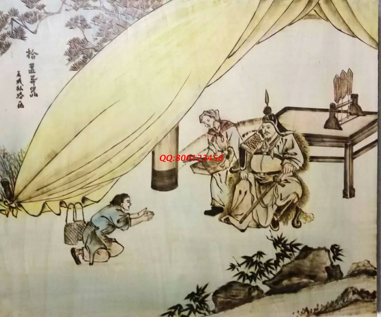 【民間手工藝品推介】邱縣傳統(tǒng)純手工烙畫，《二十四孝系列》預(yù)約定制，尺寸46*39cm