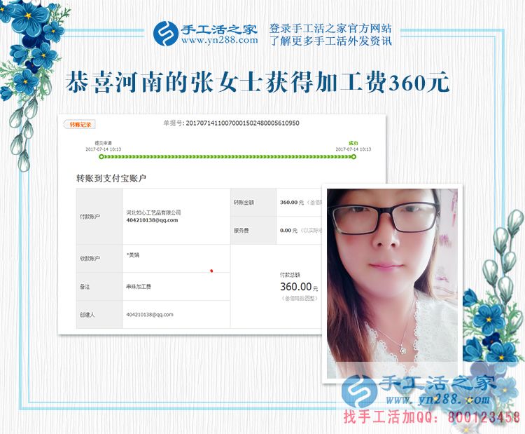 美術(shù)老師的新杰作，河南張女士暑假里兼職手工活賺錢忙(圖1)