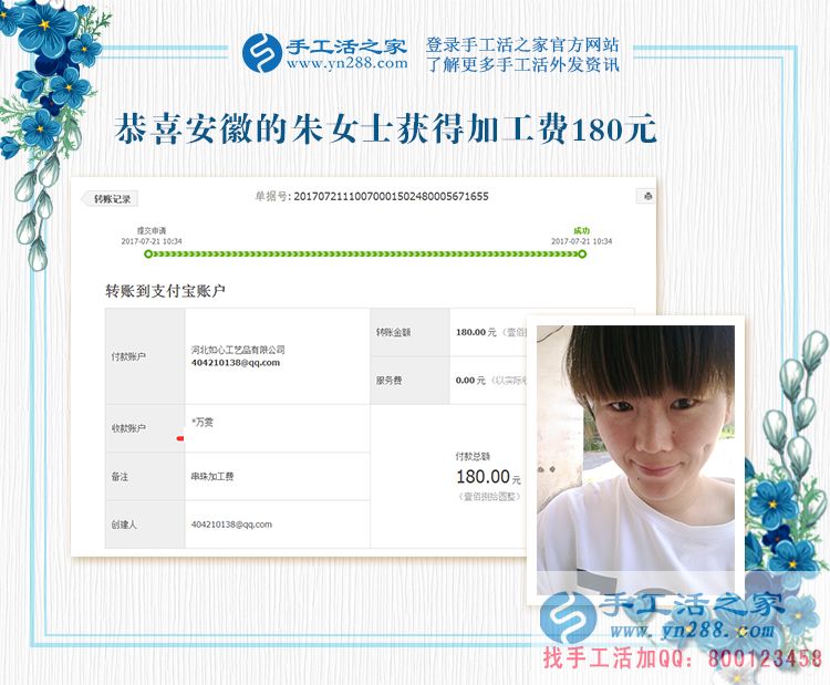 不信任到信任，安徽的朱女士在家里賺錢竟然還有這么多經(jīng)歷？(圖1)