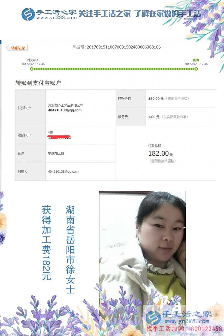 照顧孩子、做家務(wù)、做手工活賺錢，湖南岳陽徐女士一樣也沒耽誤(圖1)