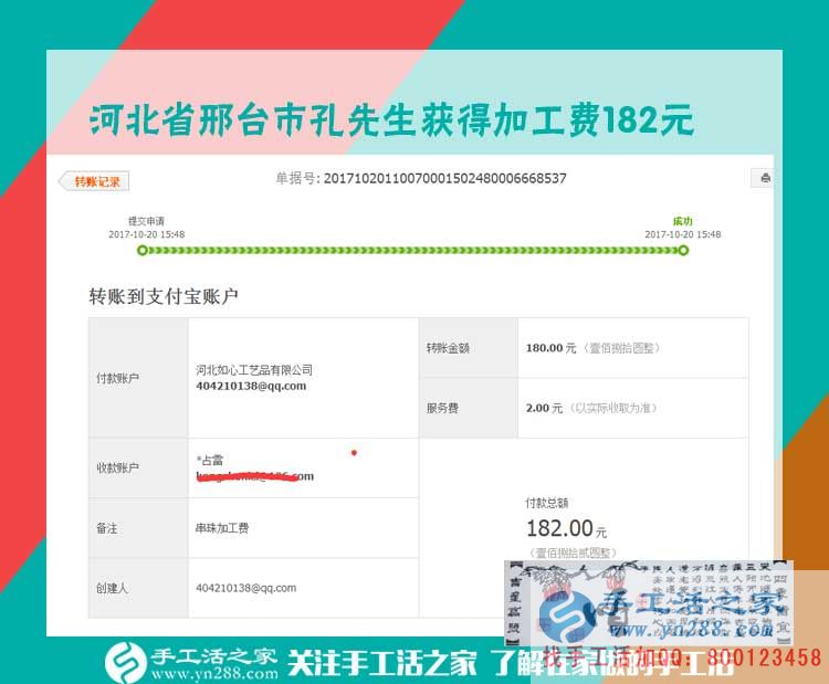 沒生意的時候咋辦？河北邢臺汽修老板孔先生兼職做串珠珠繡畫賺錢(圖1)