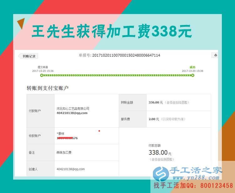 浙江快遞老板王先生，看好手工工藝品市場預(yù)約做代理(圖1)