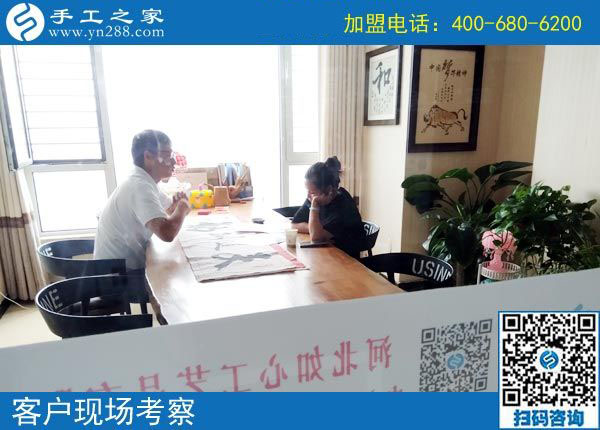 9月20日，正規(guī)手工活外發(fā)加工就是要這樣。手工之家接待考察加工客戶剪影