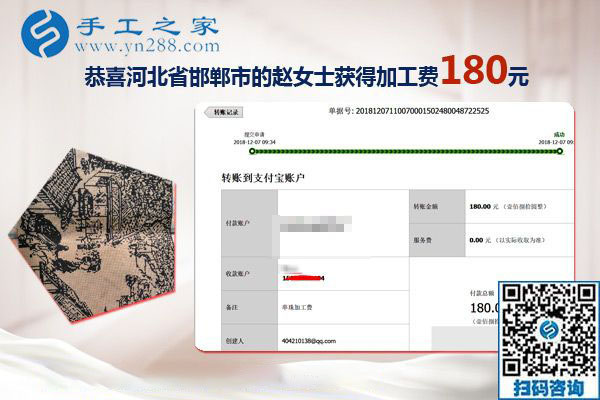 這是本地的外發(fā)手工活，我相信！河北邯鄲趙女士與娘家人嫂子一起做