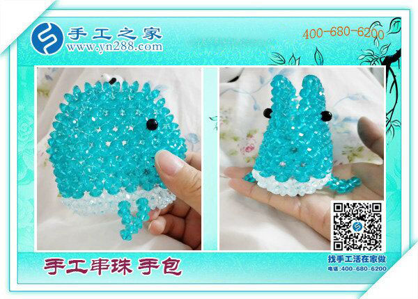 掌間藝術串珠手包 小巧玲瓏別致 兒童diy智力開發(fā)材料包制作(圖5)