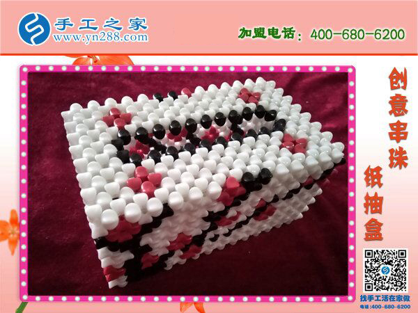 你家有這樣的紙抽盒嗎？ 手工之家新款櫻桃梅花紙抽盒 環(huán)保干凈新穎(圖4)