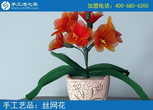 爭(zhēng)奇斗艷純手工制作絲網(wǎng)花 廢物利用變寶貝 家庭商場(chǎng)裝飾之常用(圖1)
