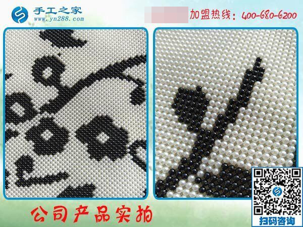 1月18日，手工加工回收項(xiàng)目，帶回家做的手工活就是珠繡免押金手工活，手工之家接待考察加工客戶剪影