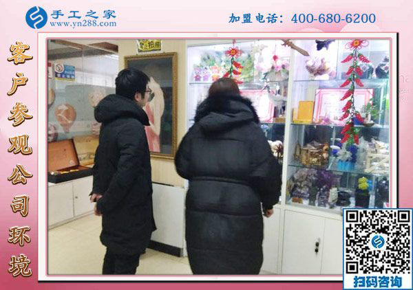 1月21日，正規(guī)供料的手工活，在家做的手工活就是串珠免押金手工活，手工之家接待考察加工客戶剪影