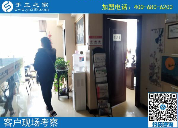 3月17日，想接正規(guī)廠家的手工活就選這里的珠繡免押金手工活，手工之家接待考察加工客戶(hù)剪影