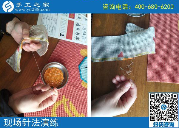 3月30日，這個(gè)可以寄到家做的手工活好不好做？手工之家接待考察加工客戶剪影