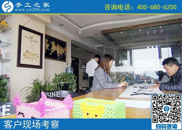 4月12日，為什么說這是正規(guī)手工活外發(fā)廠家，原來是因?yàn)檫@些，手工之家接待考察加工客戶剪影