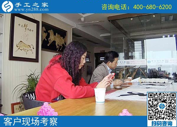 4月13日，可以寄到家做的手工活，正規(guī)手工外發(fā)廠是怎樣做服務(wù)的？手工之家接待考察加工客戶剪影