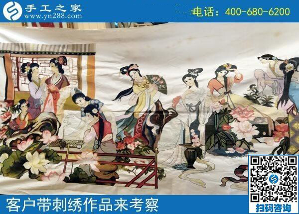 “手工活外發(fā)十字繡是愛好，做串珠繡才賺錢！”邯鄲雞澤趙女士說(圖1)