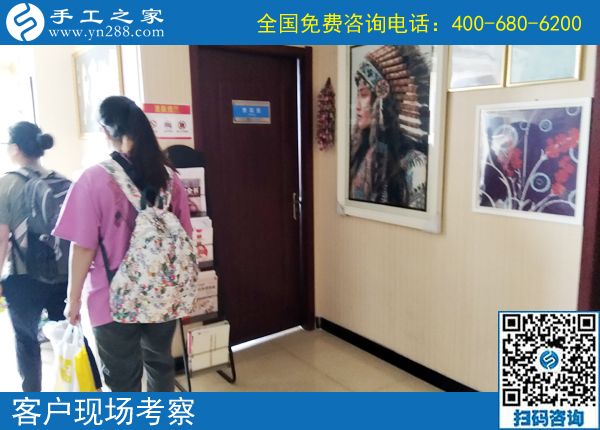 6月16日，找到正規(guī)手工活外發(fā)加工項目，在家賺錢的手工活，手工之家接待考察加工客戶剪影(圖1)