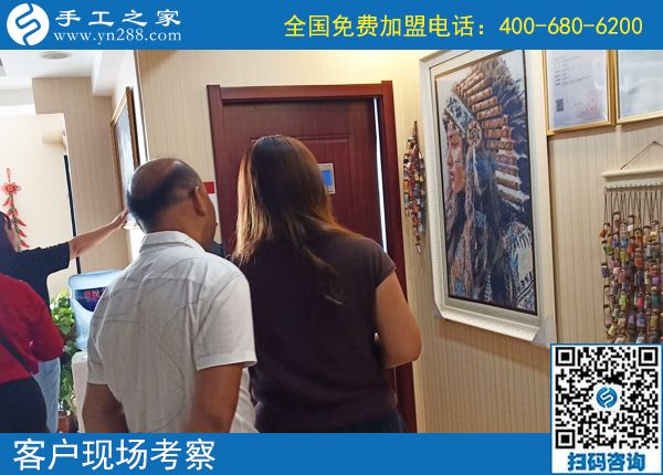 7月28日，月末周末來合作，大家要把這個正規(guī)供料的手工活帶回家，手工之家接待考察加工客戶剪影