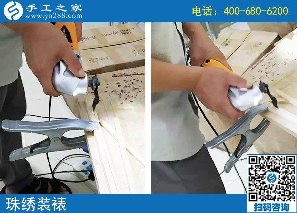 8月4日，如何保證加工的手工順利回收？正規(guī)企業(yè)這樣做，手工之家接待考察加工客戶剪影