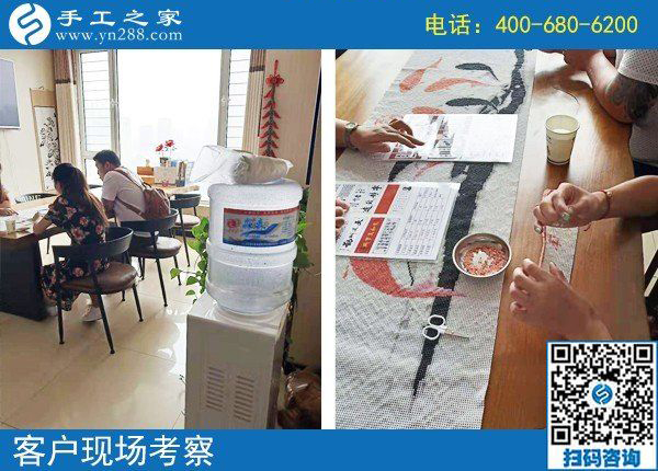 想做手工活哪里找？客戶現(xiàn)場考察手工之家雅薇麗珠繡(圖2)