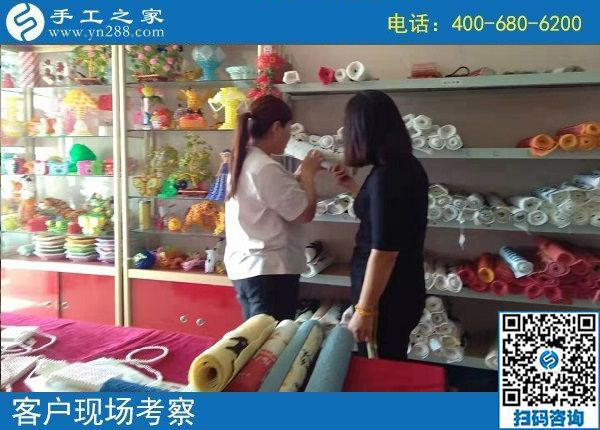 8月30日，把手工活拿回家做，越來越多的人選這里是有原因的，手工之家接待考察加工客戶剪影
