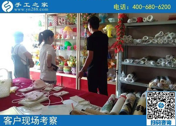 8月30日，把手工活拿回家做，越來越多的人選這里是有原因的，手工之家接待考察加工客戶剪影