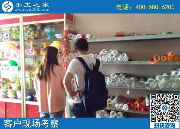 8月31日，可以帶回家做的手工活，勵(lì)志珠珠繡是個(gè)好選擇，手工之家接待考察加工客戶剪影