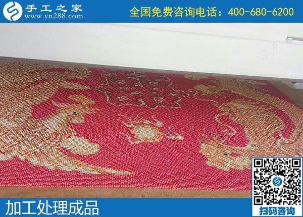 10月21日，簽正規(guī)合作協(xié)議的外發(fā)手工活，就是勵志珠珠繡，手工之家接待考察加工客戶剪影