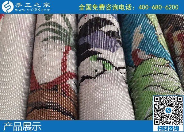 12月8日，找手工活做，手工活外發(fā)，大家都選擇珠繡加工。手工之家接待考察加工客戶剪影