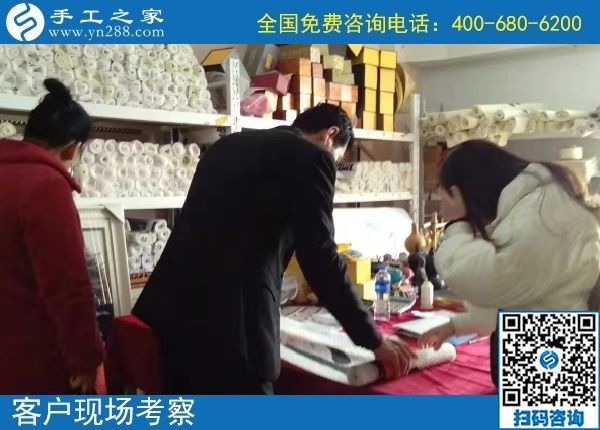 12月18日，拿回家做的手工活，找手工活做，就做這里的珠繡外發(fā)手工活。手工之家接待考察加工客戶剪影