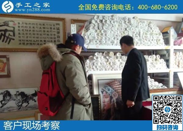 12月28日，在家做手工活掙錢，手工活代理加工項(xiàng)目，就選勵(lì)志珠串珠外發(fā)手工活，手工之家接待考察加工客戶剪影