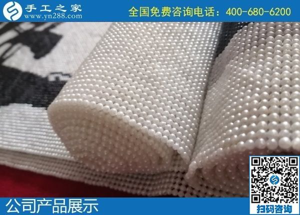 1月11日，手工活外發(fā)回收，能在家做的手工活，就是安全靠譜的勵志珠珠繡，手工之家珠繡成品細節(jié)實拍