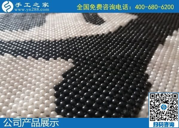 1月11日，手工活外發(fā)回收，能在家做的手工活，就是安全靠譜的勵志珠珠繡，手工之家珠繡成品細節(jié)實拍