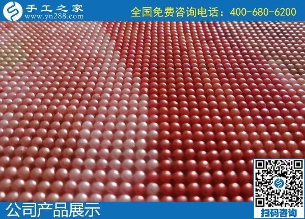 1月11日，手工活外發(fā)回收，能在家做的手工活，就是安全靠譜的勵志珠珠繡，手工之家珠繡成品細節(jié)實拍