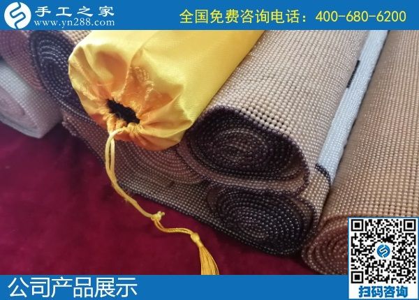 1月21日，在家做手工活掙錢，手工活加盟項(xiàng)目就是珠繡外發(fā)手工活，手工之家接待考察加工客戶剪影