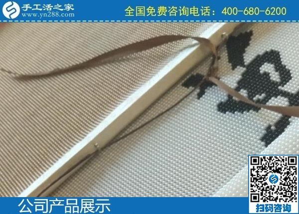 2月3日，手工活加盟項目，拿回家做的手工活，就是珠繡外發(fā)手工活，手工之家珠繡細節(jié)成品實拍