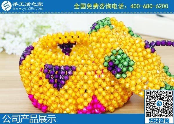 2月7日，純手工活外發(fā)加工，手工活賺錢，就選這個珠繡外發(fā)手工活，手工之家珠繡立體串珠類成品實拍