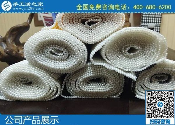 2月10日，想找手工活外發(fā)加工，選十多年歷史的成功企業(yè)手工之家能掙錢(qián)，勵(lì)志珠珠繡成品展示