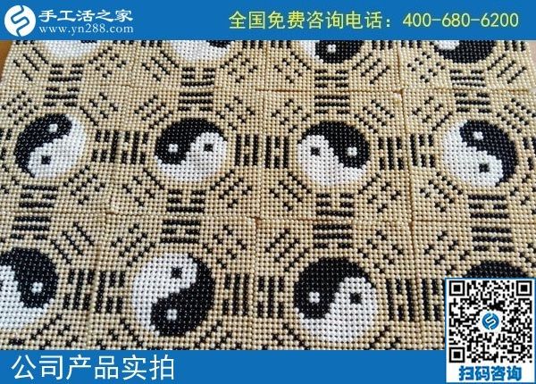 2月14日，正規(guī)手工活加盟項目，在家賺錢的手工活，就是勵志珠珠繡，手工之家勵志珠珠繡成品實拍