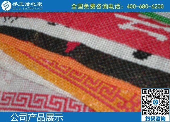 2月15日，純手工活外發(fā)加工項(xiàng)目，能掙錢的手工活就是勵(lì)志珠珠繡外發(fā)項(xiàng)目，手工之家勵(lì)志珠珠繡成品展示