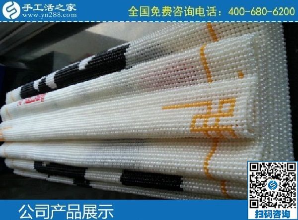 3月5日，代理手工活加工項目，手工活拿回家做，選這里的珠繡手工活就對了，手工之家勵志珠珠繡成品細節(jié)實