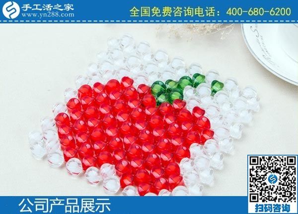 3月20日，手工活外發(fā)加工掙錢的創(chuàng)業(yè)好項目，手工活加盟項目大家都選了這里，手工之家勵志珠珠繡立體串珠成品實拍