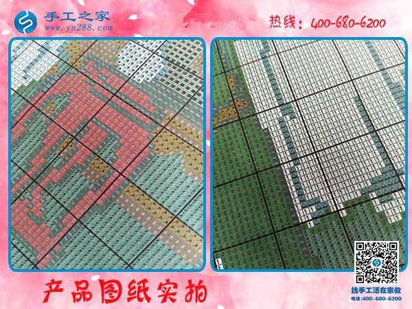 農(nóng)村婦女愛做的手工活，手工之家平面串珠繡(圖1)