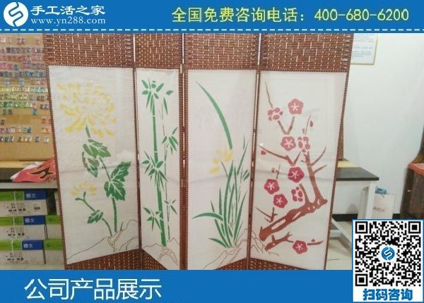 3月25日，創(chuàng)業(yè)好項目選這個手工活代理加工項目、可靠的手工活外發(fā)項目怎么樣？手工之家勵志珠珠繡成品實拍