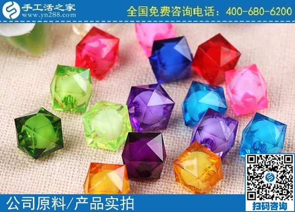 3月27日，純手工活外發(fā)加工，拿回家做的手工活，就選男女都能做的珠繡，手工之家立體串珠繡珠實拍